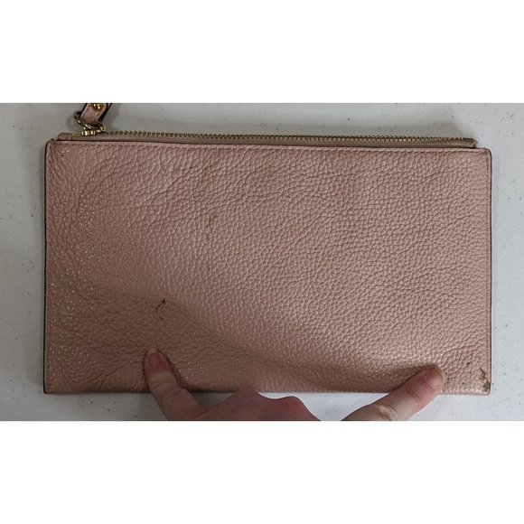 Michael Kors Dusty Rose Leather Wristlet - Picture 2 of 4